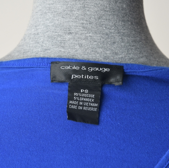 Gorgeous Royal Blue Blouse - Picture 3 of 3